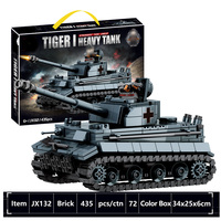 Nouveau produit : Ensemble de construction de char de combat allemand Panzer III, 435 pièces, modèle éducatif, jouet de construction