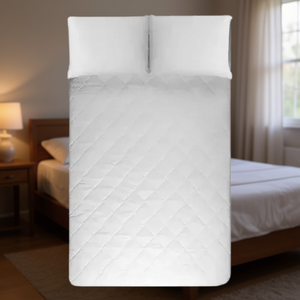 Protector de colchón doble acolchado, lavable a máquina, protector de cama para uso doméstico, funda textil para todas las estaciones - Product Image 2