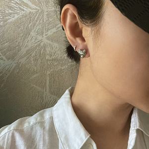 도매 대량 유니섹스 동물 주얼리 바이킹 울프 스터드 후프 귀걸이 세트 (남녀공용) - Product Image 5