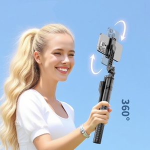 Perche à <span class=keywords><strong>selfie</strong></span> portable K50 universelle pour téléphones portables, trépied de sol pour diffusion en direct de 1,9 m, perche à <span class=keywords><strong>selfie</strong></span> K50 - Product Image 1