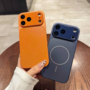 Nueva Funda Esmerilada para iPhone 17, Compatible con iPhone 11~16, se Convierte Instantáneamente en la Serie 17, Funda Magnética Plateada - Product Image 2