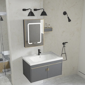 Gabinete de baño inteligente moderno de acero de melamina <span class=keywords><strong>para</strong></span> el hogar, conveniente <span class=keywords><strong>para</strong></span> el dormitorio, el hogar, el taller, el almacén, la barra del hogar, el espejo inteligente - Product Image 3