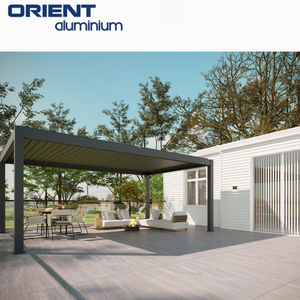 <span class=keywords><strong>2025</strong></span> Hete Verkoop Aluminium Pergola Dakbedekking Buiten Gemotoriseerde Louvre Pergola 3X4M 3X5M 4X4M 6X4M - Product Image 2
