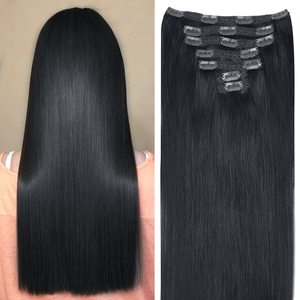 Extensiones de Cabello Humano Virgen Remy 100% de Doble Trama Premium K.SWIGS, de 12 a 30 Pulgadas, Todos los Colores, Extensiones de Cabello con Clip Invisibles - Product Image 3