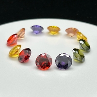HQ GEMS 3-12mm 5A qualité pierre taillée à la Machine coupe brillante zircone cubique blanche pierre précieuse en vrac Zircon prix par carat