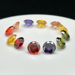 Đá Cubic Zirconia trắng, chất lượng 5A, cắt máy, kiểu cắt sáng, kích thước 3-12mm, đá quý rời, giá mỗi carat của HQ GEMS - Product Image 2