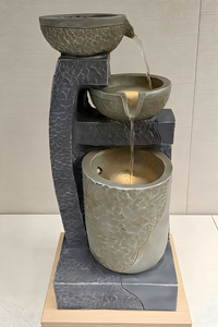 <span class=keywords><strong>Fontaine</strong></span> d'eau moderne à 3 niveaux avec bols en cascade - Product Image 5