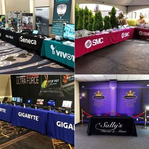 Manteles Elásticos Impresos Personalizados con Diferentes Etiquetas para Eventos y Exposiciones - Product Image 5
