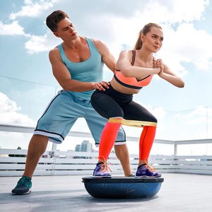 Pelota de Equilibrio ATIVAFIT con Bomba de Inflado, Bandas de Resistencia, PVC Antiexplosión, Capacidad de 660 Libras, para Entrenamiento de Core en Casa y Yoga - Product Image 6