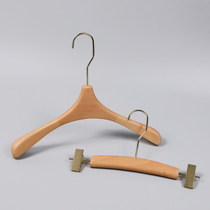 Grucce in legno massello di faggio per <span class=keywords><strong>negozi</strong></span> di abbigliamento/appendiabiti domestici per bambini e donne all'ingrosso - Product Image 2