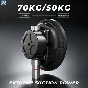 Industriële & doe-het-zelf aluminiumlegering rubberen vacuümpomp handmatige zuignap met 50KG-70KG draagvermogen voor fotografie - Product Image 5