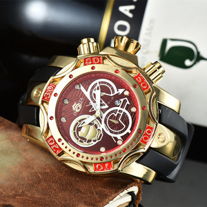 Montre sport à quartz pour homme, style européen, américain et africain, grand cadran, bracelet en caoutchouc, écologique, collection 2026, vente chaude - Product Image 4