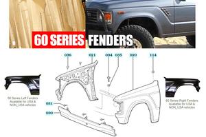 1980-1990 de la tierra crucero serie 60 FJ60 <span class=keywords><strong>HJ60</strong></span> LC60 capucha capó guardabarros partes del cuerpo del coche OEM53301-90A01 - Product Image 4