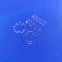 Plaque de verre de quartz transparente en silice fondue, feuille de silice haute température soudée, fenêtre de visualisation carrée sur mesure pour four industriel