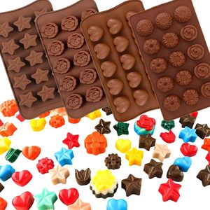 Moldes de Silicona para Chocolate y Dulces Navideños, Libres de BPA, Aptos para Alimentos, Antiadherentes, Ecológicos, Aptos para Microondas, Juego de 5 Piezas, Resistentes al Calor - Product Image 3