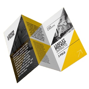 2025 Neue Pulida Maßgeschneiderte Gefaltete Broschüre A4 A5 A6 Flyer Werbe-Druckbroschüre Dreifach Gefaltete Broschüre Einführungshandbuch - Product Image 1