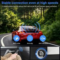 Support de fixation StarOrbit robuste sans outil à double ventouse pour Starlink Mini – Support réglable pour pare-brise et tableau de bord, résistant aux UV pour voiture