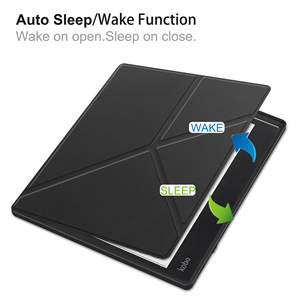 Funda Protectora Magnética Plegable de Cuero PU y TPU Suave a Prueba de Golpes para <span class=keywords><strong>Kobo</strong></span> Libra 2 H2O Clara 2E Nia Sage E-Reader Book - Product Image 6