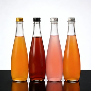 Botella de Vidrio Transparente Vacía, <span class=keywords><strong>Alta</strong></span> y con Fondo Grueso, 330ml 500ml, para Bebidas, Refrescos, Agua Mineral, Botellas de Vidrio para Bebidas Espumosas - Product Image 4