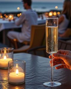 BST Custom 5.5oz Acrylic For <strong>Champagne</strong> <strong>Flute</strong> Goblet Lightweight Luxury Cylinder Plastic Wine Glasses - Product Image 5
