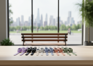 Smartwatch alla Moda R201, Cassa in Plastica Multicolore, Cinturino in Silicone, Resistente all'Acqua 5 Bar, Unisex, Display LCD Rotondo - Product Image 2