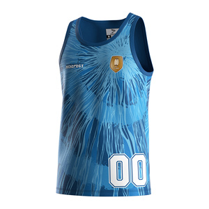 Débardeurs de rugby pour hommes en promotion – Imprimés tendance, légers, résistants aux déchirures, 100 % polyester, pour l'entraînement et la gym - Product Image 3