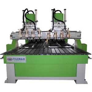 Four Axises multi spindle cnc router for wood with two rotary axis