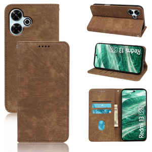 Custodia per Telefono in Pelle con Porta Carte Magnetico e Flip Cover per Xiaomi 15 Pro Civi 3 4pro <span class=keywords><strong>Poco</strong></span> <span class=keywords><strong>C40</strong></span>, Cover Antiurto - Product Image 1