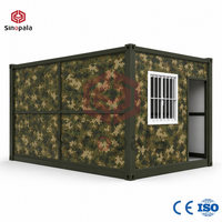 Maison conteneur modulaire pliable avec chargement par conteneur pour camp de travailleurs et commandes en gros pour entrepreneurs