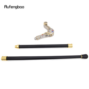 Bâton de marche Rufengbao Octopus Skull avec poignée en métal, canne de randonnée au design luxueux et tendance pour adultes - Product Image 5