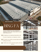 Bâtiment préfabriqué léger de structure en acier pour l'atelier d'entrepôt en métal de maison préfabriquée