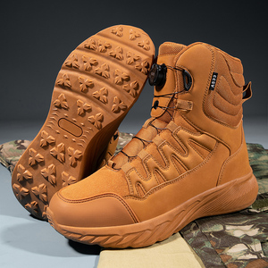 Chaussures de randonnée et d'entraînement en maille respirante pour hommes et femmes, bottes tactiques légères à embout d'acier isolant – Vente en gros fabricant - Product Image 3