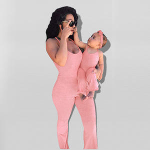 Modern Cozy Mother <strong>Daughter</strong> <strong>Matching</strong> Dresses Clothing Kids Mommy <strong>and</strong> Me Outfits - Product Image 4