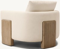 Mobilier d'intérieur de luxe moderne haut de gamme avec cadre en bois massif d'excellente qualité chaise personnalisée