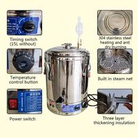 Alambic à alcool 15-98L à chauffage électrique, colonne de reflux 4 couches à cœur en cuivre 110V-380V pour brassage domestique