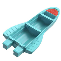 Nouveau bateau de pêche commercial pliable portable en polyéthylène de haute qualité, mini-bateau à moteur MIDELI