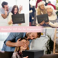 Cadeaux de fiançailles créatifs en acier inoxydable pour les couples, ensemble de gobelets et de tasses avec couleurs et logo personnalisés - Personnalisé pour les femmes