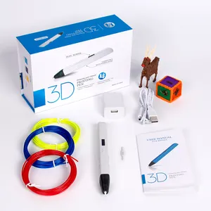 Jer 2024 yeni Model 3d yazıcı kalem orijinal DIY çocuklar ve yetişkinler için cetvel kalemi pena cetak 3d kalemler