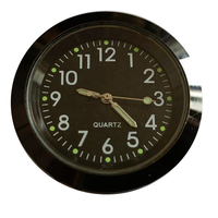 Reloj de 36 mm con bisel negro, esfera negra luminosa árabe, tamaño pequeño, insertos de cabeza de reloj, Mini reloj de Metal, k Fit-ups