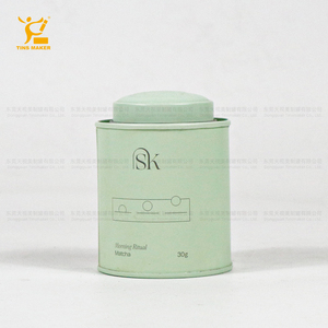 Tinsmaker bán buôn tùy chỉnh dập nổi xi lanh 50 gam trà tins cho trà lỏng OEM & ODM màu xanh lá cây cấp thực phẩm twg trà kín tin có thể hộp - Product Image 2