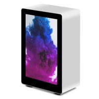 Pantalla Táctil Vertical Transparente de 32 Pulgadas y 10 Puntos, Póster Digital con Animación Gráfica, Compatible con SDK OEM, Alta Resolución 1920x1080