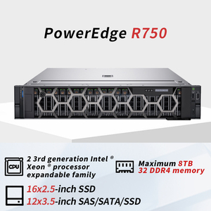 Chất lượng cao gốc R750 2U Rackmount Máy chủ hệ thống máy tính nasstorage ai GPU trung tâm dữ liệu ảo hóa máy chủ lưu trữ đám mây - Product Image 2