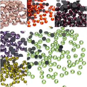 Amazon best seller wholesale mm flatback rhinestones for stone clothes