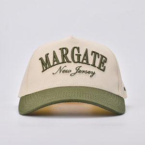 5-Panel Zweifarbige Snapback-Kappe mit Individuellem Logo aus Baumwoll-Twill <span class=keywords><strong>UV</strong></span>-Schutz Verstellbare Trucker-Mütze für Outdoor-Sport - Product Image 2