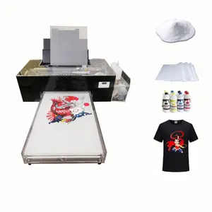 New DTF Printer PET Printing Solution for L1800 Printer/A3 PET Film/ Hot Melt Power /Color Ink and White Ink