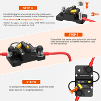 Interruptor de Protección de Batería de Alta Resistencia con Terminal M10 de 12-48V para Sistemas de Baterías de Nueva Energía y Vehículos Eléctricos, Aprobado por FCC y RoHS