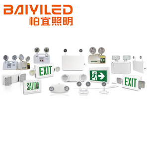Nueva Luz de Emergencia LED Recargable de Pared de 3W 90 3H, Económica, para Interiores, Escuelas, Hospitales, con Dos Cabezales, IP20 - Product Image 2