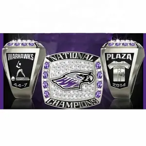 Anelli del campionato mondiale di pallacanestro personalizzati con placcatura nera realizzati In cina anello In argento personalizzato all'ingrosso - Product Image 1