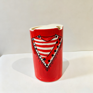 Taza de cerámica personalizada hecha a mano de porcelana pintada a mano con patrón de Pereline para mujer diseño europeo para lavavajillas - Product Image 5