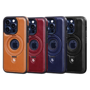 เคสโทรศัพท์ซีรีส์ Business Tech-Feel ป้องกันการตกกระแทก พร้อมที่ยึดแม่เหล็กและวงแหวนแบบด้าน - Product Image 5